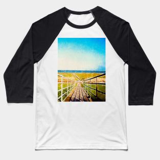 path to beach at evening Baseball T-Shirt